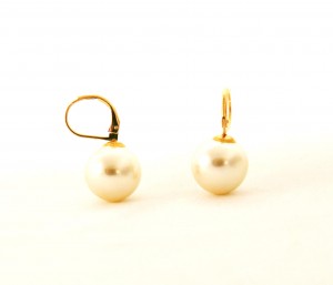 Pendantes perlées - Boucles d'oreilles plaqué or