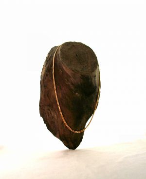 Chaîne plaqué or 45 cm – Mailles gourmette limée 3 mm – Image 5