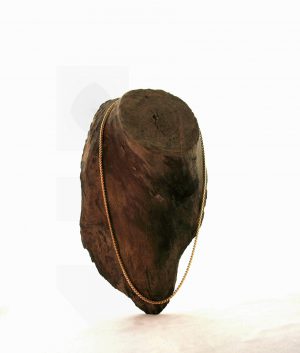 Chaîne plaqué or 50 cm - Mailles gourmette limée 3 mm – Image 5