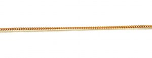 Chaîne plaqué or 50 cm - Maille gourmette limée 1,8 mm – Image 4