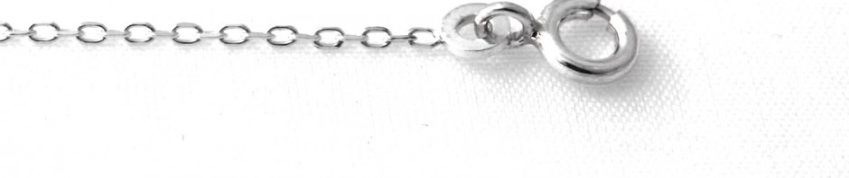 Chaîne en argent 50 cm – Mailles très fines forçat limée 1,2 mm