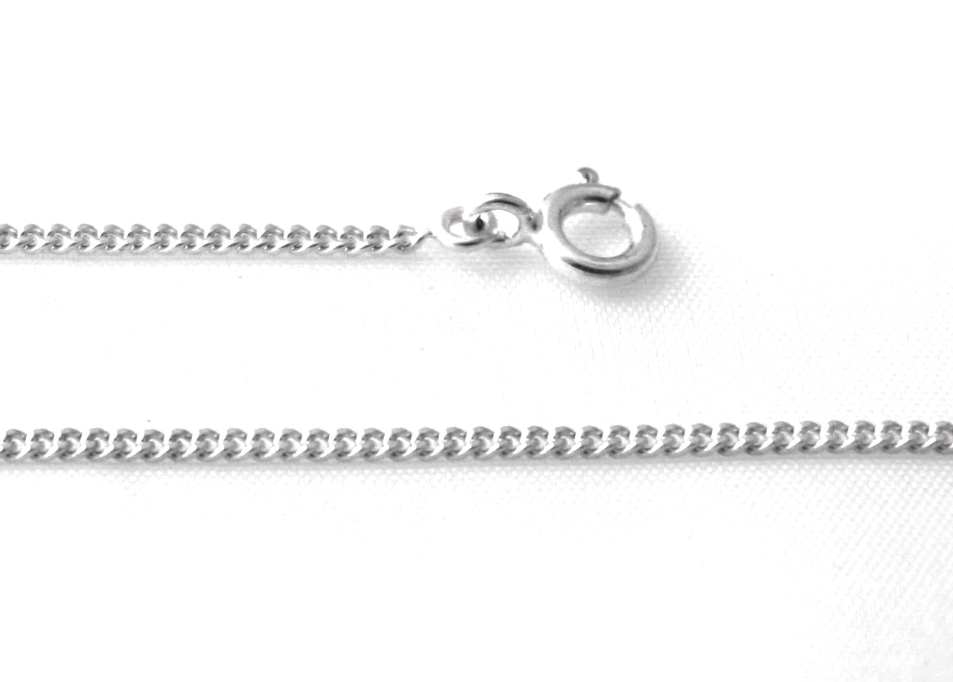 Chaîne En Argent 925 (Maillet Gourmette) - Longueur 50 Cm - Neuf Sans Emballage - Idée Cadeau Homme/Femme