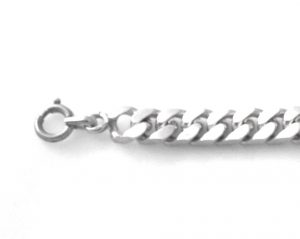 Gourmette identité prénom découpé Denis en argent 18,5 cm – Image 3