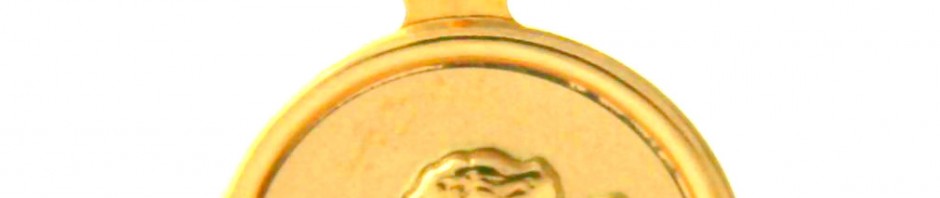 Ange Raphaël en relief Argyor – Médaille Ronde en or 750/1000