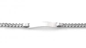 Gourmette identité bébé en argent 16,7 cm – Mailles gourmette 3 mm