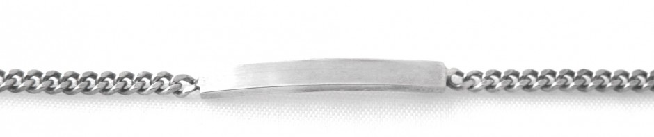 Gourmette identité bébé en argent 14,3 cm – Mailles gourmette 2,4 mm