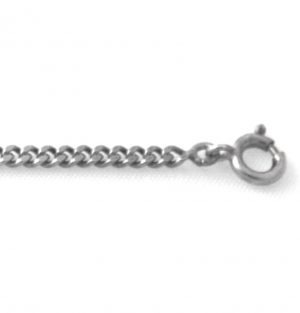 Gourmette identité bébé en argent 14,3 cm - Mailles gourmette 2,4 mm – Image 3
