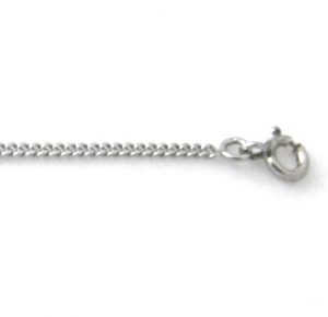 Gourmette bébé 14,5 cm Argent 925/1000 rhodié - Mailles forçat – Image 3