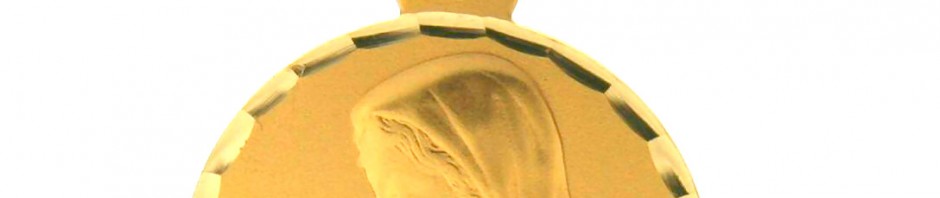 Vierge à l’enfant Argyor – Médaille ronde en or 750/1000