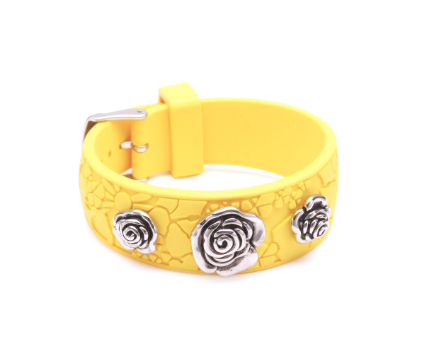 Bracelet femme caoutchouc jaune – Miss Sixty