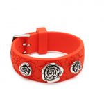 Bracelet femme caoutchouc orange - Miss Sixty 