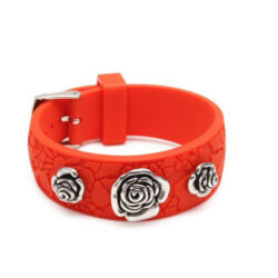 Bracelet femme caoutchouc orange – Miss Sixty