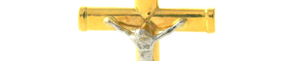 Christ en croix bicolore – Or 750/1000