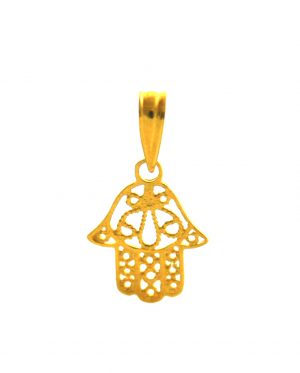 Pendentif Khamsa ou main de Fatma – Or 750/1000