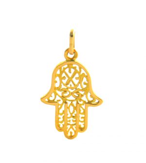 Pendentif main de Fatma ou Khamsa - Or 750/1000