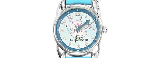 Montre éducative bleue pour enfant – Lulu Castagnette