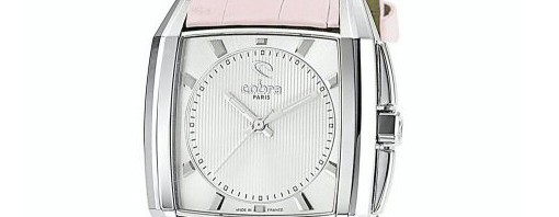 Cobra Paris Montre femme design rose clair