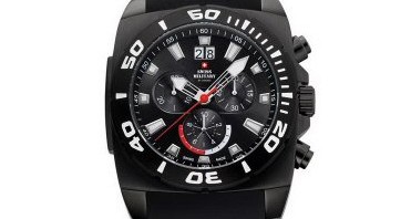 Montre homme chronographe noire – Swiss Military