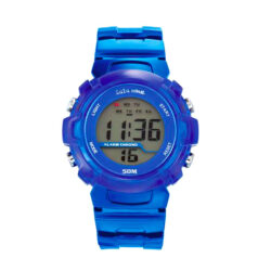 Lulu Castagnette Montre Lulu ZE bear multifonction à quartz mixte bleue