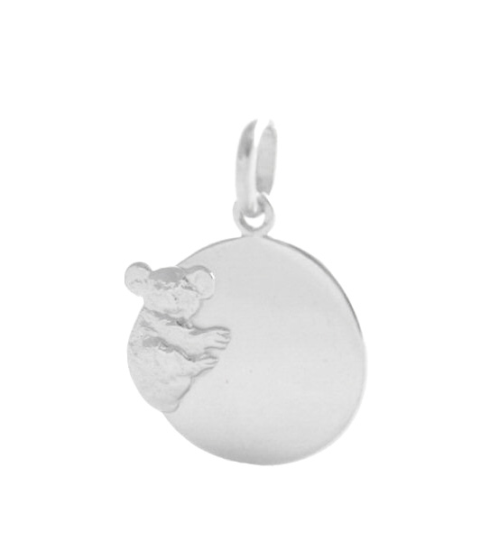 Médaille à graver Baby Koala Arthus-Bertrand – Or blanc 750/1000