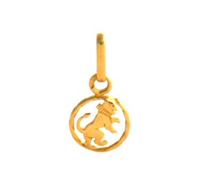 Pendentif signe du zodiaque Lion – Or 750/1000