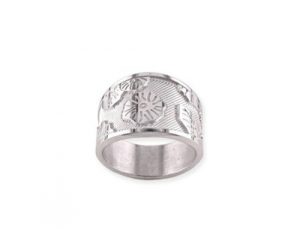 Bague Yuan de Kenzo Argent 925/1000 Rhodié - Taille 52
