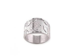 Bague Yuan de Kenzo Argent 925/1000 Rhodié – Taille 52