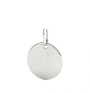 Médaille DMB ronde à graver - Argent 925/1000