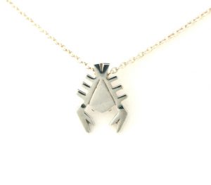 Collier pendentif Signe du Zodiaque Cancer en argent – Image 2