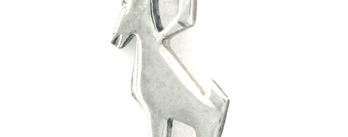 Collier pendentif Signe du Zodiaque Belier en argent 925/1000