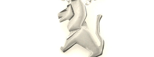 Collier pendentif Signe du Zodiaque Lion en argent