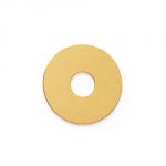accessoire bracelet jeton 16 mm plaqué Or