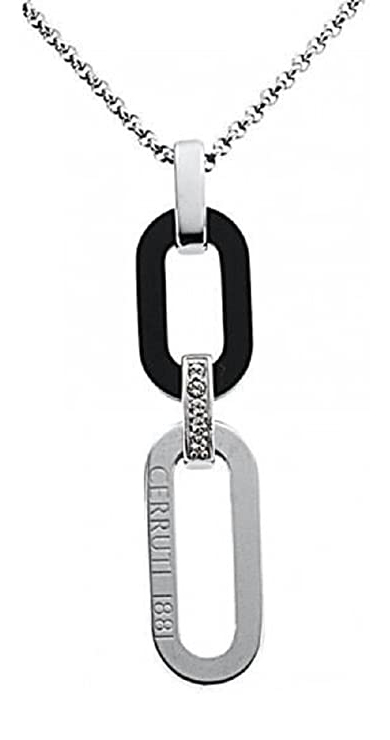 Collier Cerruti Femme acier inoxydable céramique 45 cm