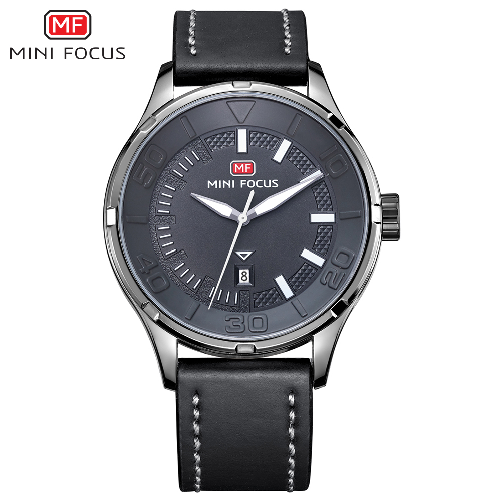 MINI FOCUS Montre Homme Dateur Grise MF0008G