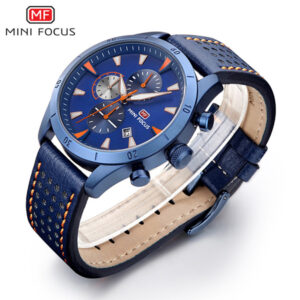 MINI FOCUS Montre Homme Chronographe bleu MF0011G – Image 3
