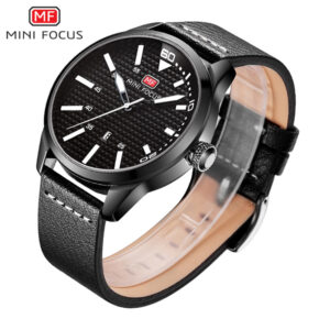 MINI FOCUS Montre Homme Dateur Noir MF0021G – Image 2