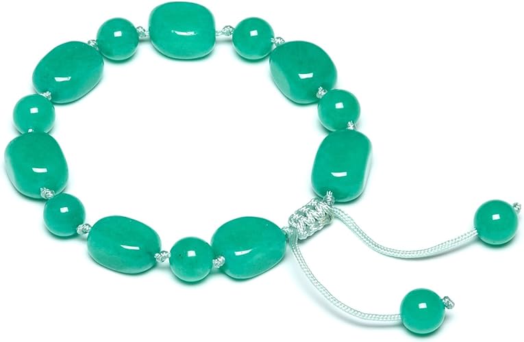 Bracelet Femme pierre Semi Précieuses agate verte